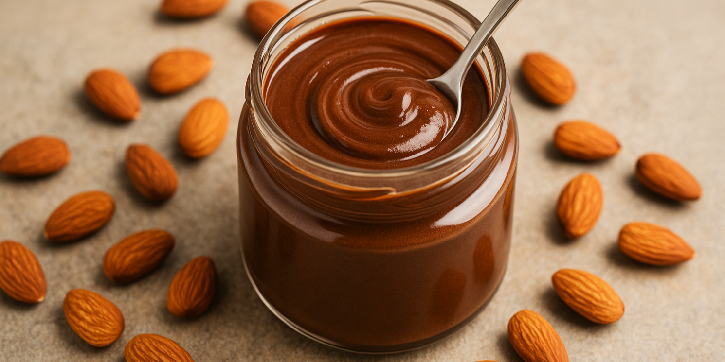 Vegan almond chocolate spread recipe