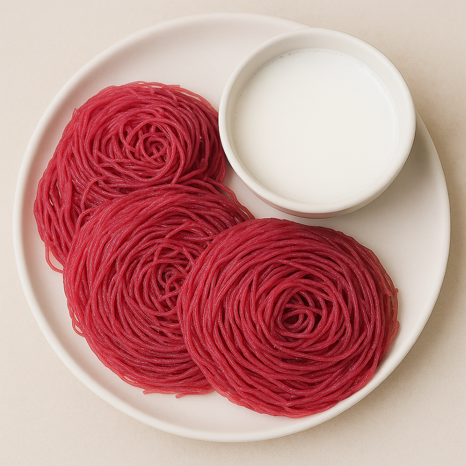 beetroot idiyappam recipe
