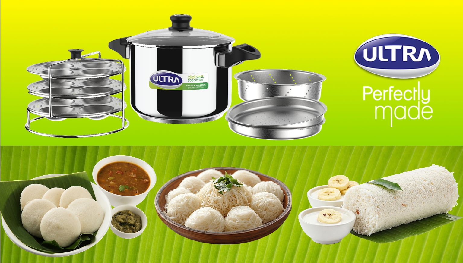 healthy steamed food