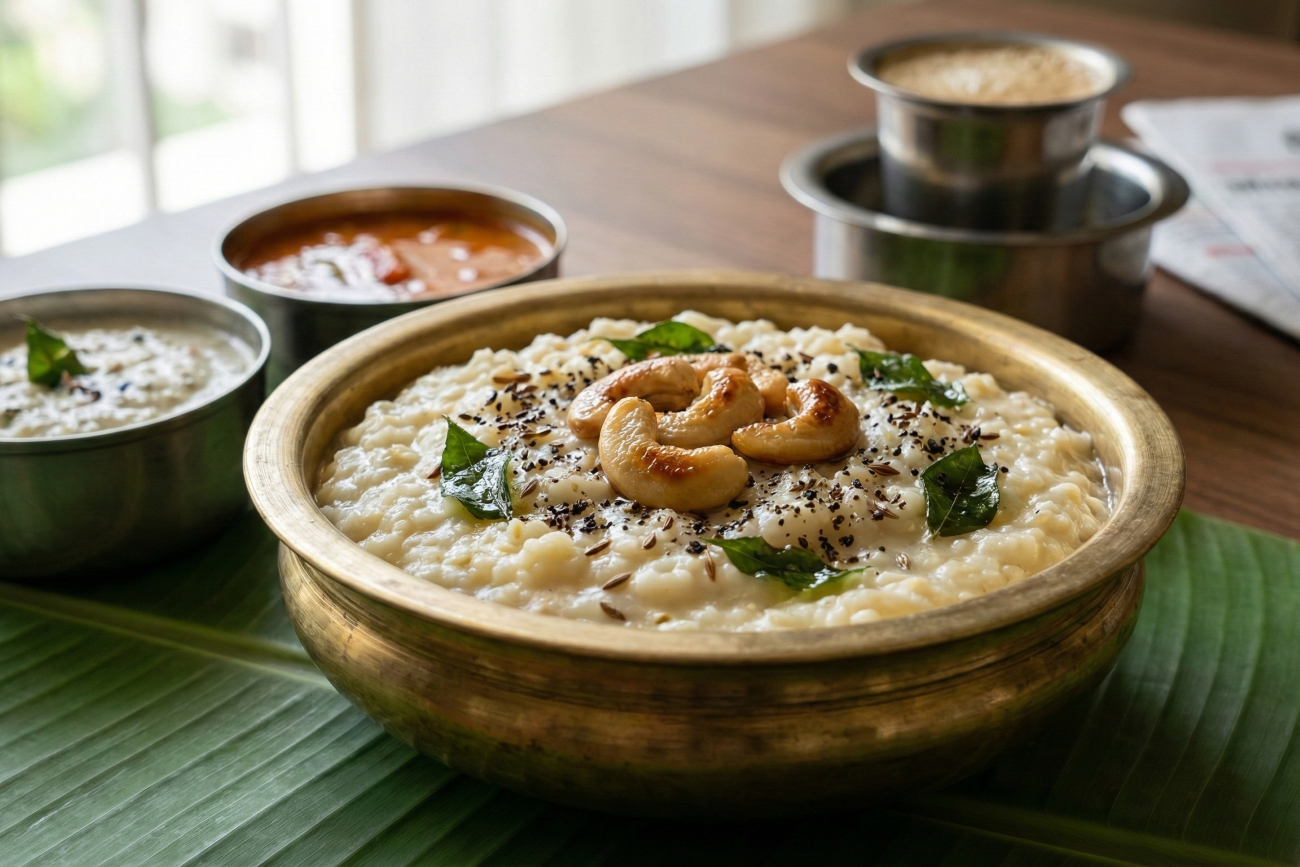 ghee-ven-pongal-recipe